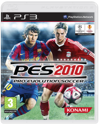 Pro Evolution Soccer 2010 PAL Playstation 3 PAL box art